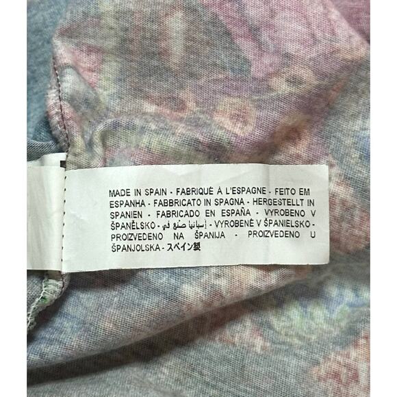 DESIGUAL Cocktail Dress Made in Spain Long Sleeve Tribal Festival Red V-Neck - Picture 10 of 11